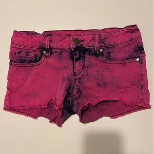 Decree Barbie Style Fuchsia and Purple Jean Shorts Size 3
